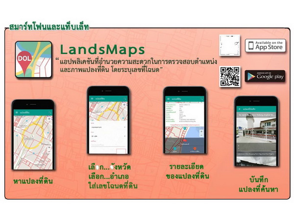 วิธีตรวจเช็กโฉนดที่ดิิน แบบออนไลน์ง่ายๆ ด้วย LandsMaps