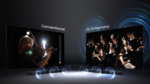 Samsung The Frame �ѧ�Ҿ�����Ѻ෤����� Q-Symphony