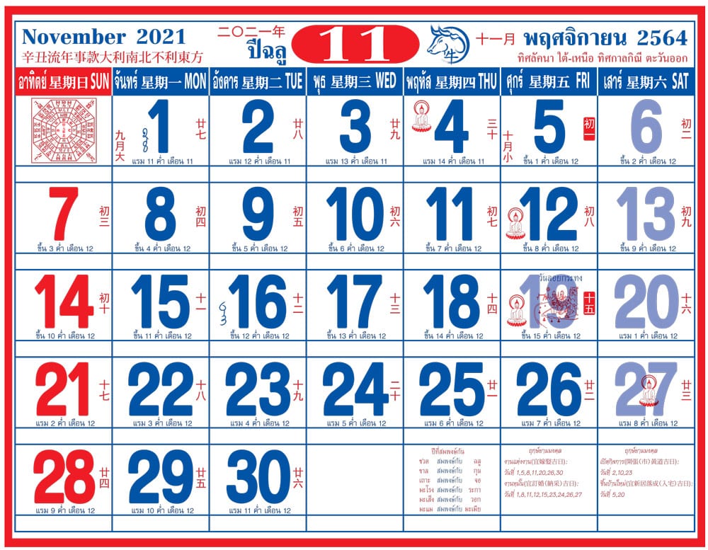 พฤศจิกายน 2564
