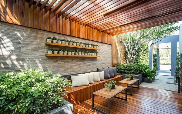 จัดมุมสวนพักผ่อน สร้างความเป็นส่วนตัวจากเพื่อนข้างบ้าน