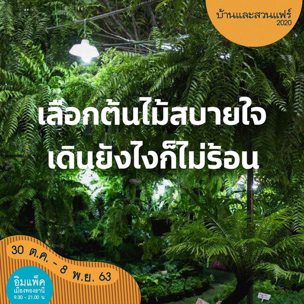 10 เหตุผลที่ต้องมางาน บ้านและสวนแฟร์ 2020