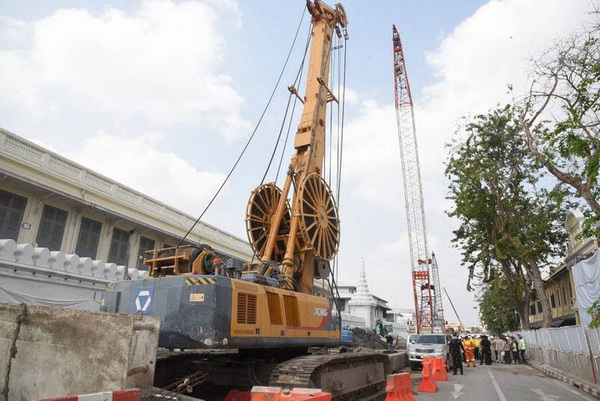 สภา กทม.ตรวจความคืบหน้า อุโมงค์ทางเดินลอด ถนนหน้าพระลาน - มหาราช