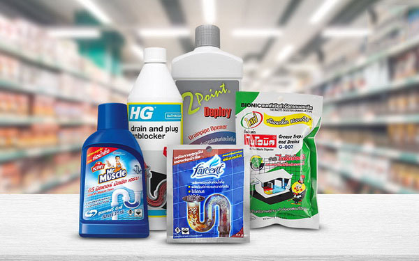 ท่อระบายน้ำตัน แก้ไขได้ด้วยตัวเอง