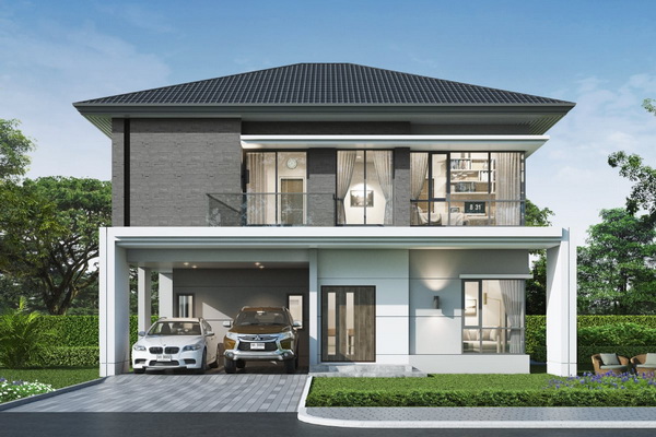 เดอะ ซิตี้ พระราม 9-รามคำแหง บ้านเดี่ยวหรูหลังใหญ่ ใกล้ทางด่วน ฟรีแอร์ + ม่านทั้งหลัง + ค่าใช้จ่ายวันโอน*