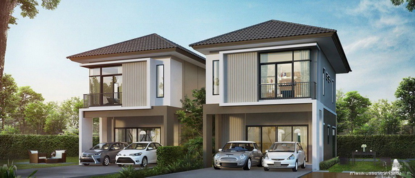 Pruksa Ville ������ѧ-�ҧ���ا (�ź���:DUPLEX)