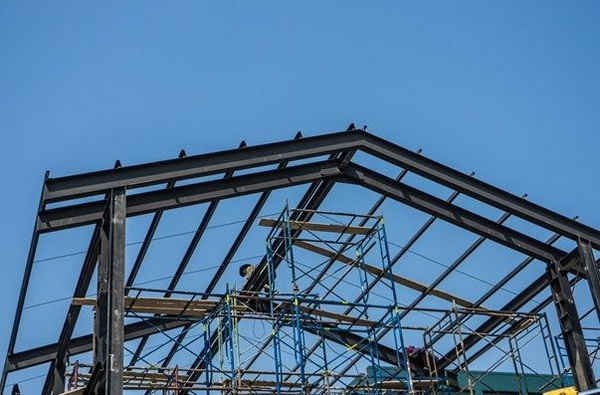 1.หลังคาบ้านโครงสร้างเหล็ก