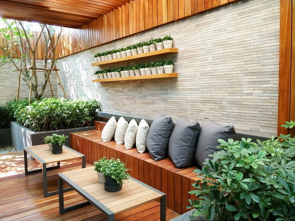 2. ระแนงไม้กันร้อน